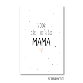 Mini kaart | voor de liefste MAMA