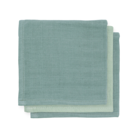 Jollein | Bamboe monddoekje Ash green (3pack)