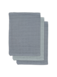 Jollein | Bamboe washandje storm grey (3pack)