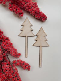 Kerst Prikkers | Kerstboom | Set van 2