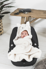 Jollein | Wikkeldeken Bunny off-white