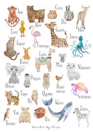 ABC Dieren - A3 Poster