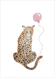 Jaguar met Ballon - kaart