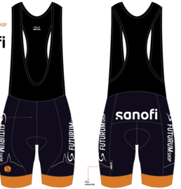 Fietsbroek heren KtMS 2023 (nieuw design, blauw)