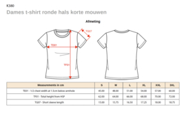 MoveS Kariban t-shirt dames (gepersonaliseerd)