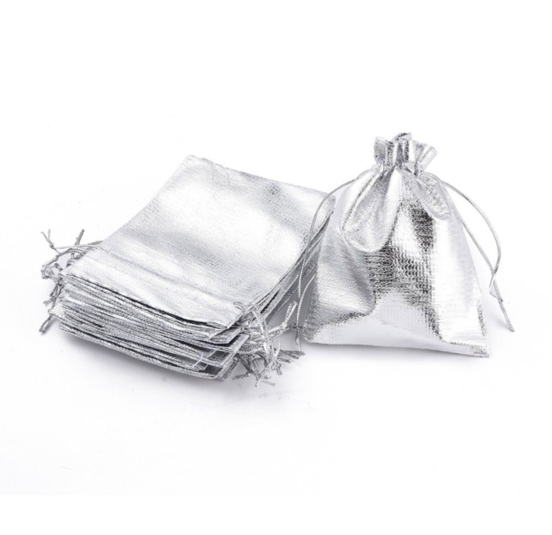 Kadozakje zilver – 12×9 cm – 1 stuk