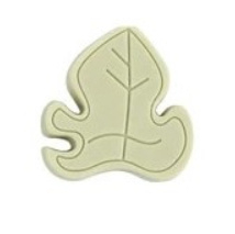 Siliconen kralen monstera blad restpartij 12 stuks