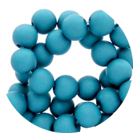 Kralen blue danube acryl mat 50st