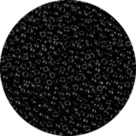 Miyuki Rocailles 8/0 – Zwart - 3 mm – 5 gram