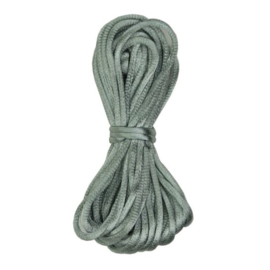 Satijnkoord Ø2mm - 5 meter - zilver - KumiHimo