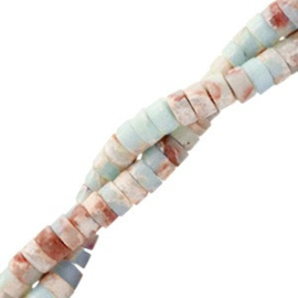 Glaskralen natuursteen look 4 mm – ca. 80 stuks