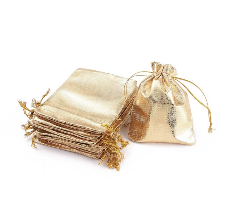 Kadozakje goud – 12×9 cm – 1 stuk