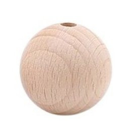 Beuken houten kralen – Ø10/12/18/20/25/30 mm – hoge kwaliteit – per stuk