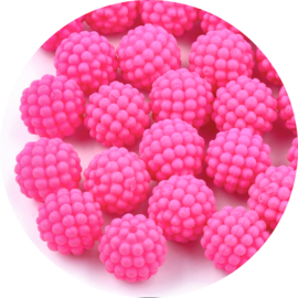 Kralen pink berry 10st