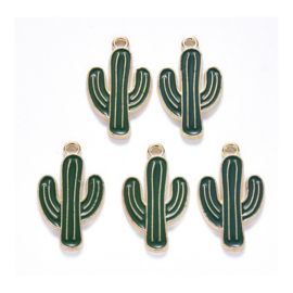 Cactus bedels – 25×15 mm – 5 stuks