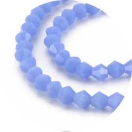 Facetkralen bicone 4mm – Lichtblauw (ca. 90 stuks)