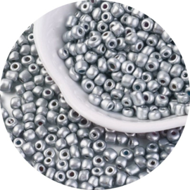 Rocailles – ca. 4 mm – 50 gram (zilver)