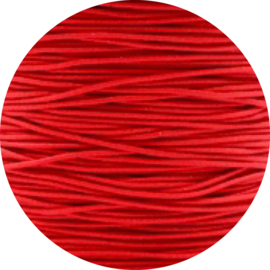 Elastisch gekleurd draad red 0,8mm