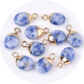 Bedels gold plated blue spot stone