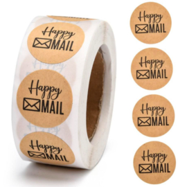 Rol stickers happy mail 500st