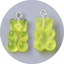 Bedels gummibeer – groen – ca. 12×22 mm – 5 stuks