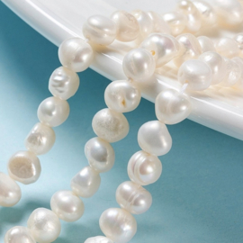 Zoetwaterparels kralen – ca. 7–8 mm – per 20 stuks