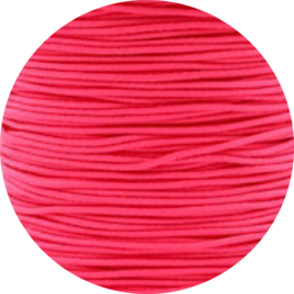 Elastische gekleurd draad fluor rose 0,8mm