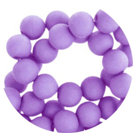 Acryl kralen rond – ca. 6 mm – 50 stuks (lila)