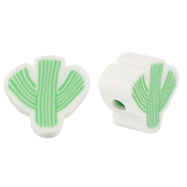 Kralen polymeer cactus 5st