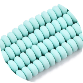 Polymeer rondellen 6x3mm – mint – ca. 110 stuks