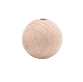 Beuken houten kralen – Ø10/12/18/20/25/30 mm – hoge kwaliteit – per stuk