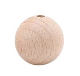 Beuken houten kralen – Ø10/12/18/20/25/30 mm – hoge kwaliteit – per stuk