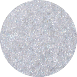 Miyuki rocailles 8/0 – crystal AB – 3 mm – 5 gram
