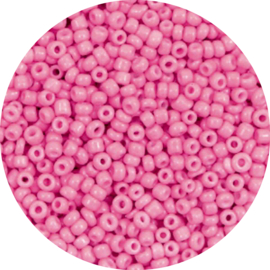 Kralen punch pink 2mm 20gr