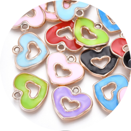 Bedels kunststof hart mix 5st