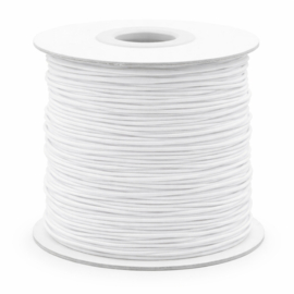 Elastisch draad wit – 0.8mm – per meter
