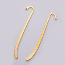 Boekenlegger goudkleurig – 85 × 14 mm – per stuk
