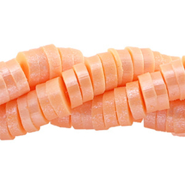 Kralen katsuki shiny orange 4mm