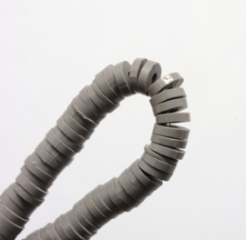 Katsuki kralen streng 3mm grijs – ca. 380 stuks