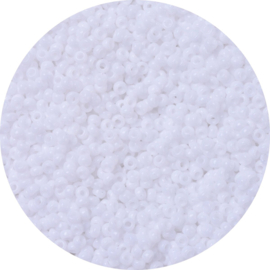 Miyuki rocailles 11/0 – wit – 2 mm – 5 gram
