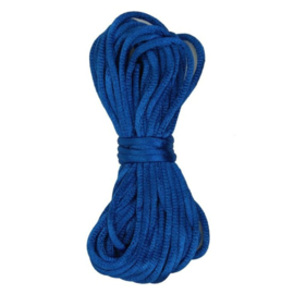 Satijnkoord Ø2mm - 5 meter - blauw - KumiHimo