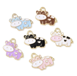 Bedels koetjes – 16x20mm – 5 stuks