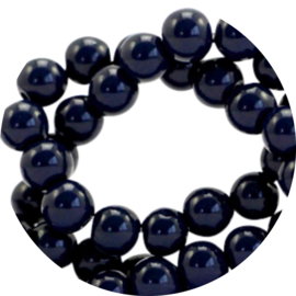 Glaskralen Dark blue 50st