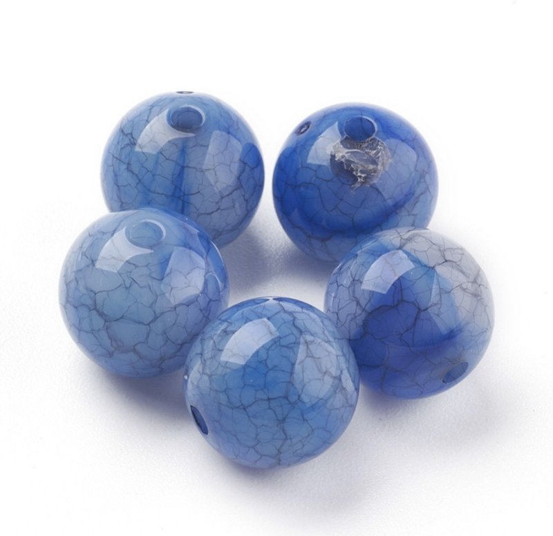 Kralen blue dragon 10st