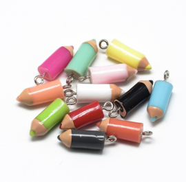 Bedels resin potloodjes 5st