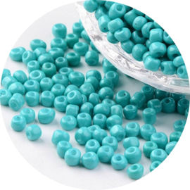 Rocailles – ca. 4 mm – 50 gram (turquoise)