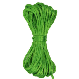 Satijnkoord Ø2mm - 5 meter - felgroen - KumiHimo