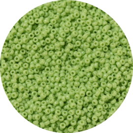 Miyuki rocailles 11/0 – lichtgroen – 2 mm – 5 gram