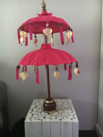 Tafelparasol dubbel (diverse kleuren)