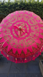 parasol katoen print,diameter 2mtr